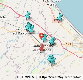 Mappa Via Mariolo, 47822 Santarcangelo di Romagna RN, Italia (3.21)