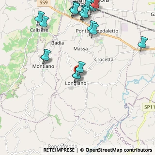 Mappa Via Conte Guido Rangoni, 47020 Longiano FC, Italia (2.7675)