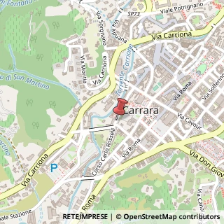 Mappa Corso Carlo Rosselli, 14, 54033 Carrara, Massa-Carrara (Toscana)