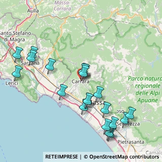 Mappa Via Cavour, 54033 Carrara MS, Italia (9.181)
