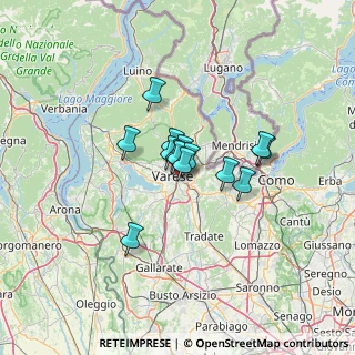 Mappa Via Salvore, 21100 Varese VA, Italia (7.63214)