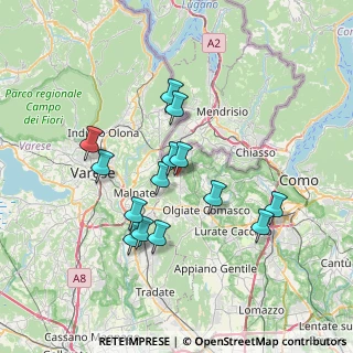 Mappa Via Carlo Somigliana, 22070 Valmorea CO, Italia (6.34429)
