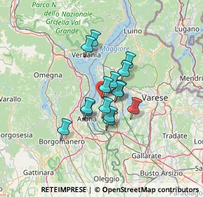 Mappa Via Giuseppe Garibaldi, 21027 Ispra VA, Italia (8.59667)
