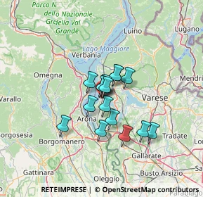 Mappa Via Giuseppe Garibaldi, 21027 Ispra VA, Italia (8.22063)