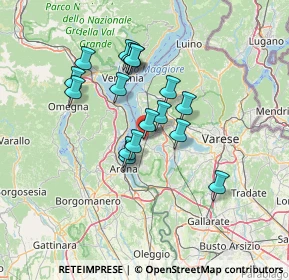 Mappa Via Giuseppe Garibaldi, 21027 Ispra VA, Italia (11.20059)