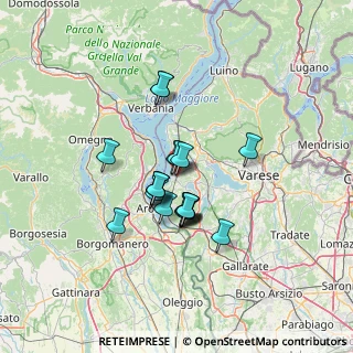 Mappa Via E. Fermi, 21027 Ispra VA, Italia (9.6595)