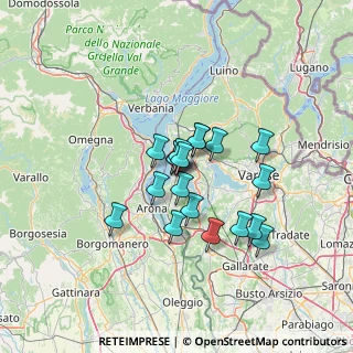 Mappa Via E. Fermi, 21027 Ispra VA, Italia (9.77)