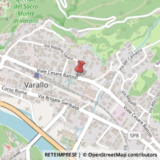 Mappa Viale Cesare Battisti,  1, 13019 Varallo, Vercelli (Piemonte)