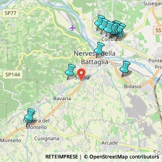 Mappa SS248, 31040 Nervesa della Battaglia TV, Italia (2.57667)