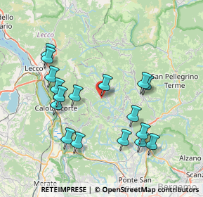 Mappa Via Piazzo, 24038 Sant'Omobono Terme BG, Italia (7.71235)