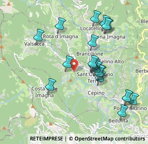 Mappa Via Piazzo, 24038 Sant'Omobono Terme BG, Italia (1.9745)
