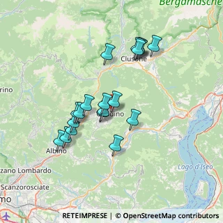 Mappa Via G. Pascoli, 24024 Gandino BG, Italia (6.34263)