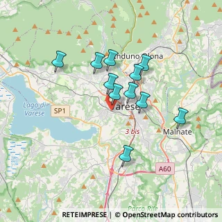 Mappa Via Anfossi Augusto, 21100 Varese VA, Italia (2.92)