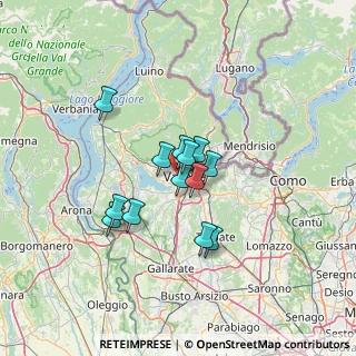 Mappa Via Anfossi Augusto, 21100 Varese VA, Italia (9.37385)