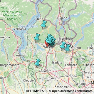 Mappa Via Anfossi Augusto, 21100 Varese VA, Italia (6.52417)