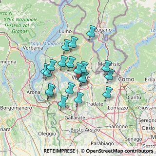 Mappa Via Anfossi Augusto, 21100 Varese VA, Italia (10.921)