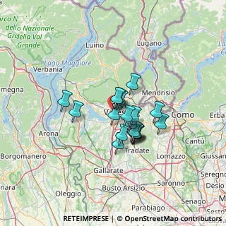 Mappa Via Anfossi Augusto, 21100 Varese VA, Italia (8.842)