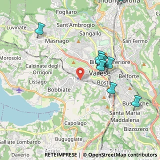 Mappa Via Anfossi Augusto, 21100 Varese VA, Italia (1.90273)