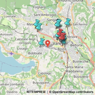 Mappa Via Anfossi Augusto, 21100 Varese VA, Italia (1.4725)