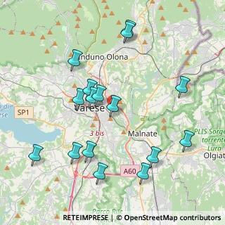Mappa Via Istria, 21100 Varese VA, Italia (4.27438)
