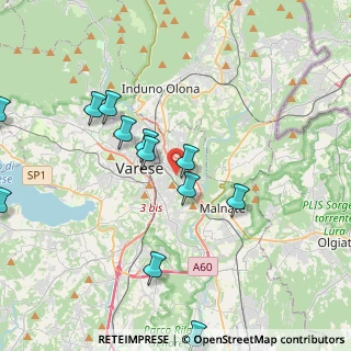 Mappa Via Istria, 21100 Varese VA, Italia (4.85385)