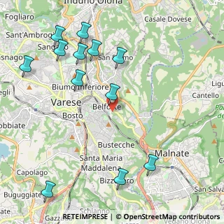 Mappa Via Istria, 21100 Varese VA, Italia (2.5375)