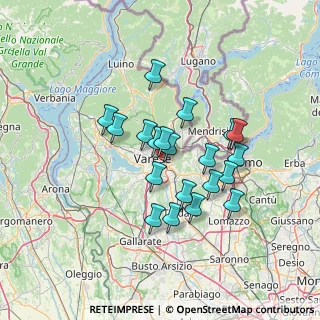 Mappa Via Istria, 21100 Varese VA, Italia (11.21)