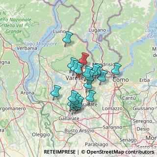Mappa Via Istria, 21100 Varese VA, Italia (9.695)