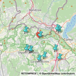 Mappa Via alla Rocca, 22041 Colverde CO, Italia (4.22545)