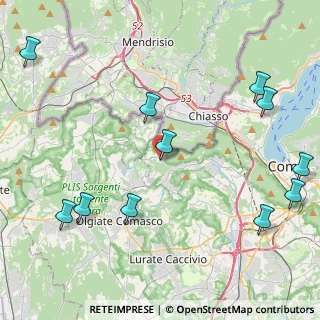 Mappa Via alla Rocca, 22041 Colverde CO, Italia (5.44818)