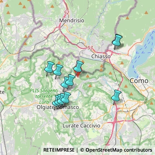 Mappa Via alla Rocca, 22041 Colverde CO, Italia (3.46)