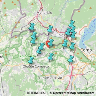 Mappa Via alla Rocca, 22041 Colverde CO, Italia (3.40889)