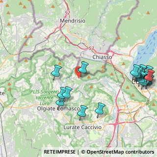 Mappa Via alla Rocca, 22041 Colverde CO, Italia (5.533)