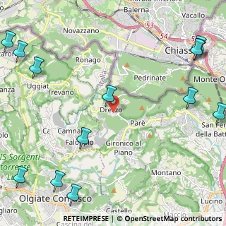 Mappa Via alla Rocca, 22041 Colverde CO, Italia (3.39923)