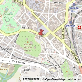 Mappa Via Ravasi, 2, 21100 Varese, Varese (Lombardia)