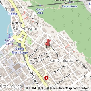Mappa Via Giuseppe Brambilla, 49, 22100 Como, Como (Lombardia)