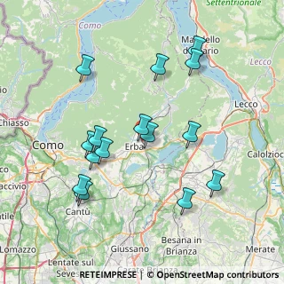 Mappa Via Leopardi Giacomo, 22036 Erba CO, Italia (7.59)