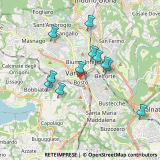 Mappa Via S. Michele Arcangelo, 21100 Varese VA, Italia (1.74636)