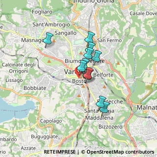 Mappa Via S. Michele Arcangelo, 21100 Varese VA, Italia (1.21182)