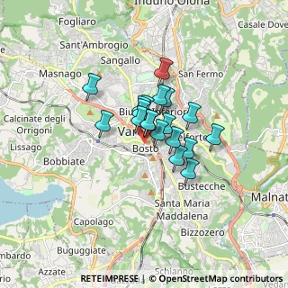 Mappa Via S. Michele Arcangelo, 21100 Varese VA, Italia (0.99316)