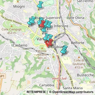 Mappa Via S. Michele Arcangelo, 21100 Varese VA, Italia (0.79714)