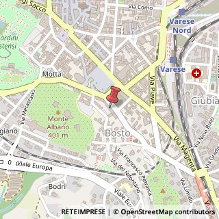 Mappa Via San Michele Arcangelo, 2/B, 21100 Varese, Varese (Lombardia)