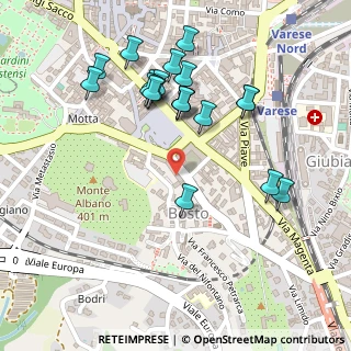 Mappa Via S. Michele Arcangelo, 21100 Varese VA, Italia (0.2465)
