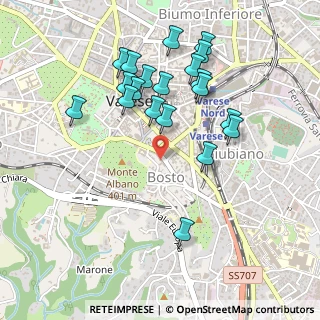Mappa Via S. Michele Arcangelo, 21100 Varese VA, Italia (0.475)