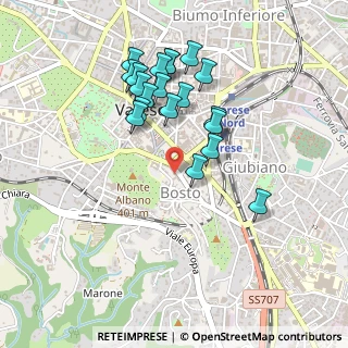 Mappa Via S. Michele Arcangelo, 21100 Varese VA, Italia (0.435)