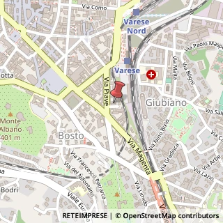 Mappa Via Piave, 15, 21100 Gallarate, Varese (Lombardia)