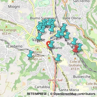 Mappa Via Magenta, 21100 Varese VA, Italia (0.813)
