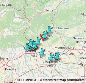 Mappa Via Rosset, 31017 Pieve del Grappa TV, Italia (10.842)