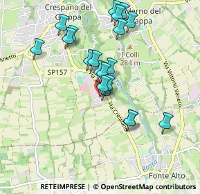 Mappa Via Rosset, 31017 Pieve del Grappa TV, Italia (0.853)