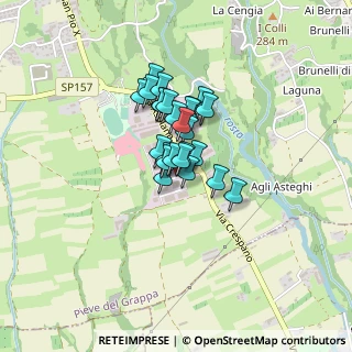 Mappa Via Rosset, 31017 Pieve del Grappa TV, Italia (0.24)